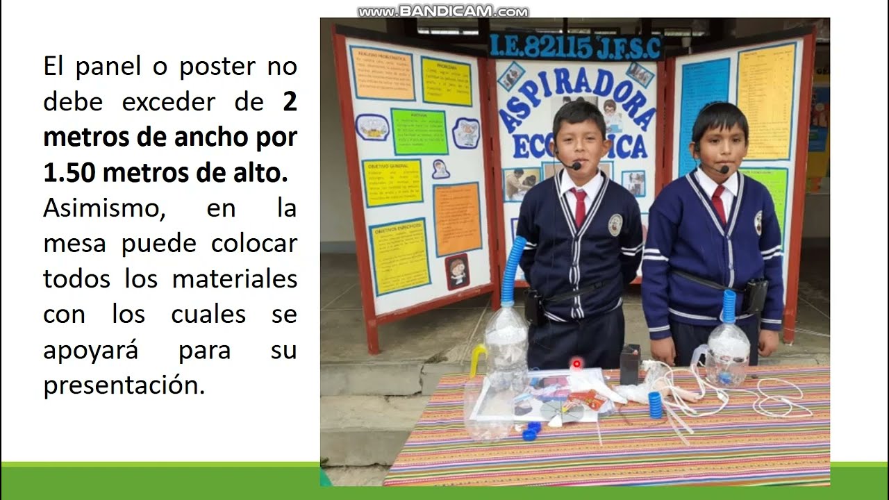 Cómo hacer el panel o poster para su exposición en FENCYT