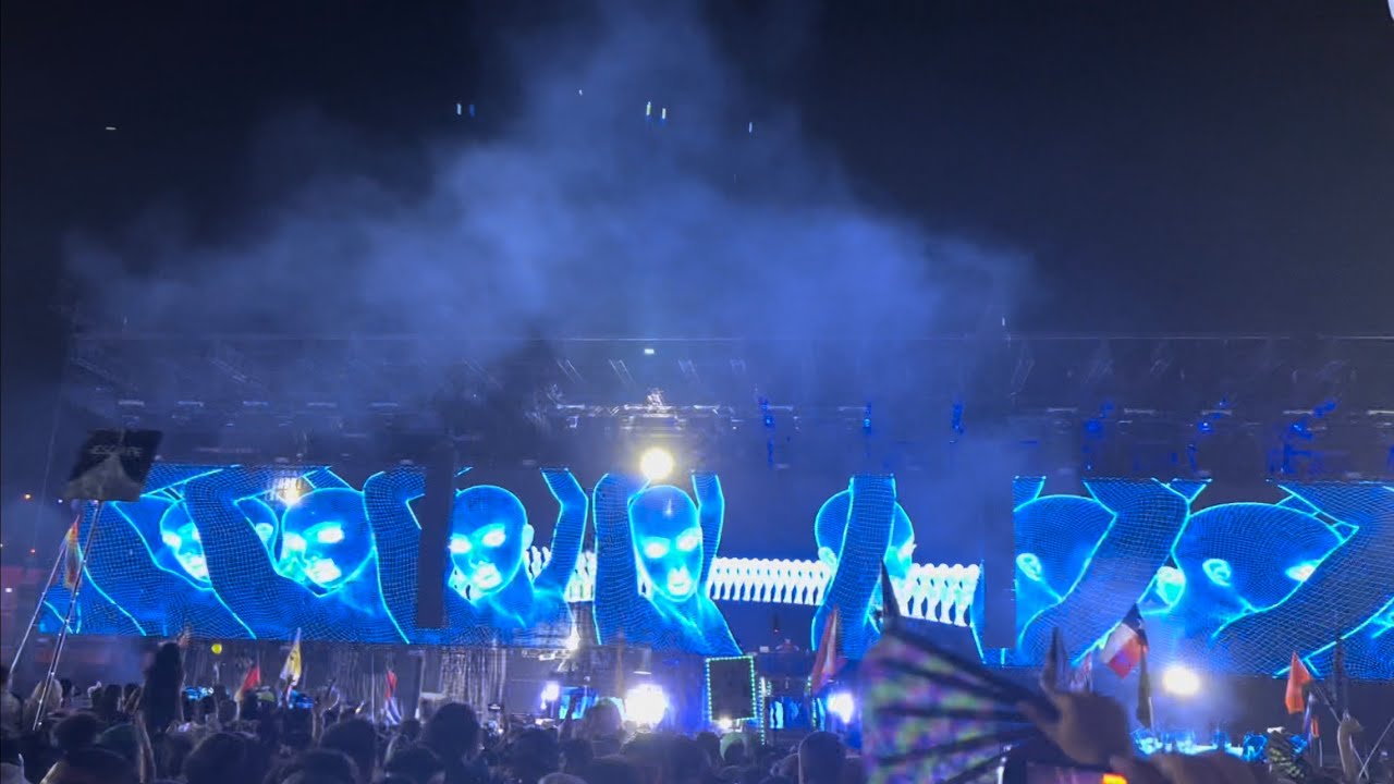 Kaskade & deadmau5 present Kx5 - World Debut EDC Las Vegas 2022 - Circuit Grounds + Fireworks