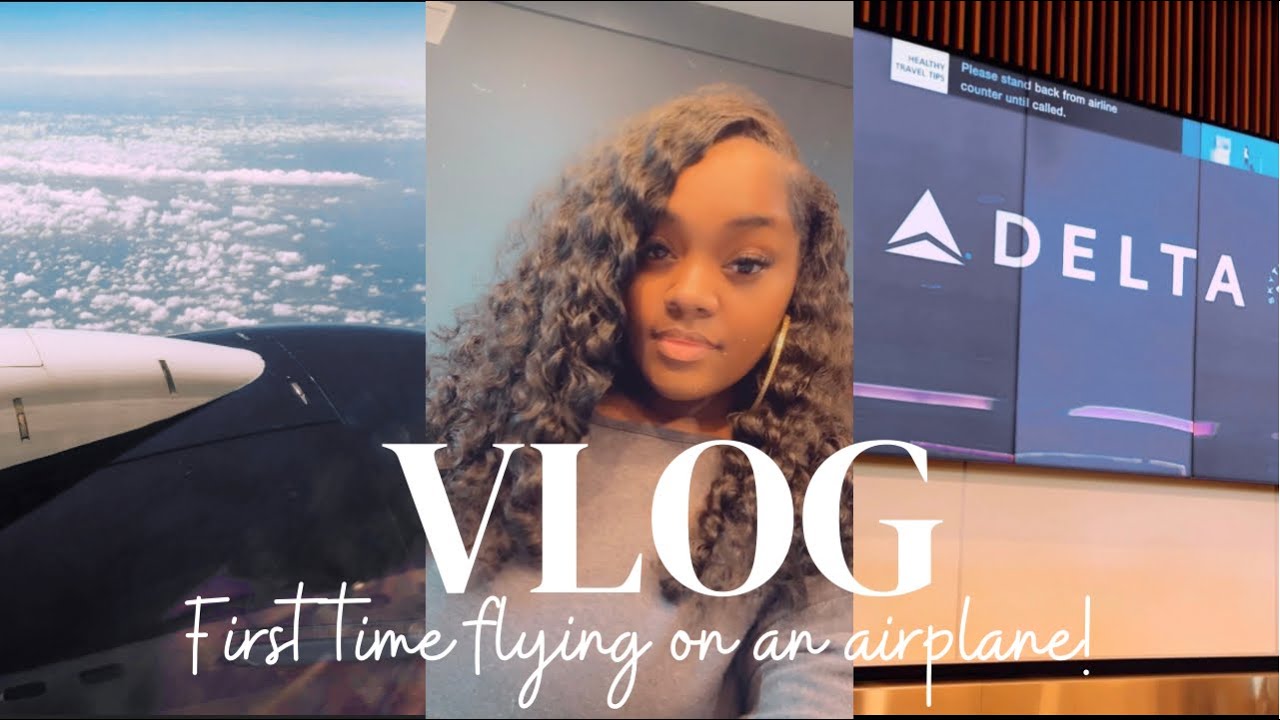 VLOG | Flying for the first time at 25! | HONEST REACTION | TATIAUNNA