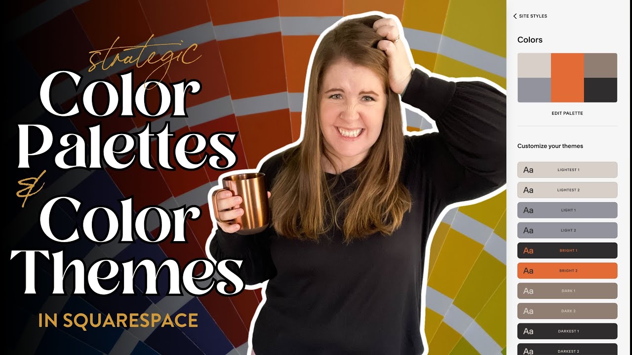 How to set Squarespace Color Palettes with minimal editing inside each Color Theme