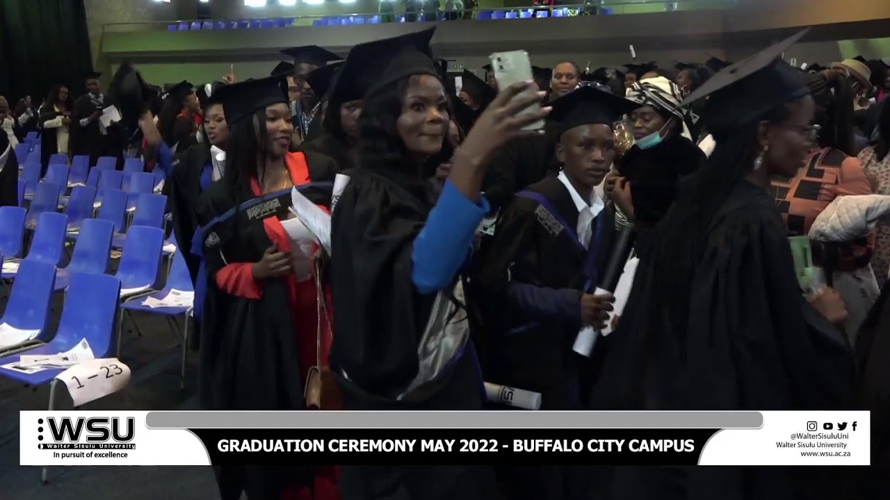 WSU Graduation Ceremony May 2022-Buffalo City Day 1 Afternoon