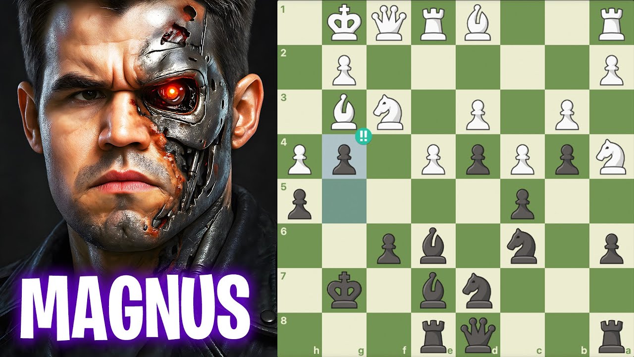 Magnus Carlsen jogando como Stockfish?