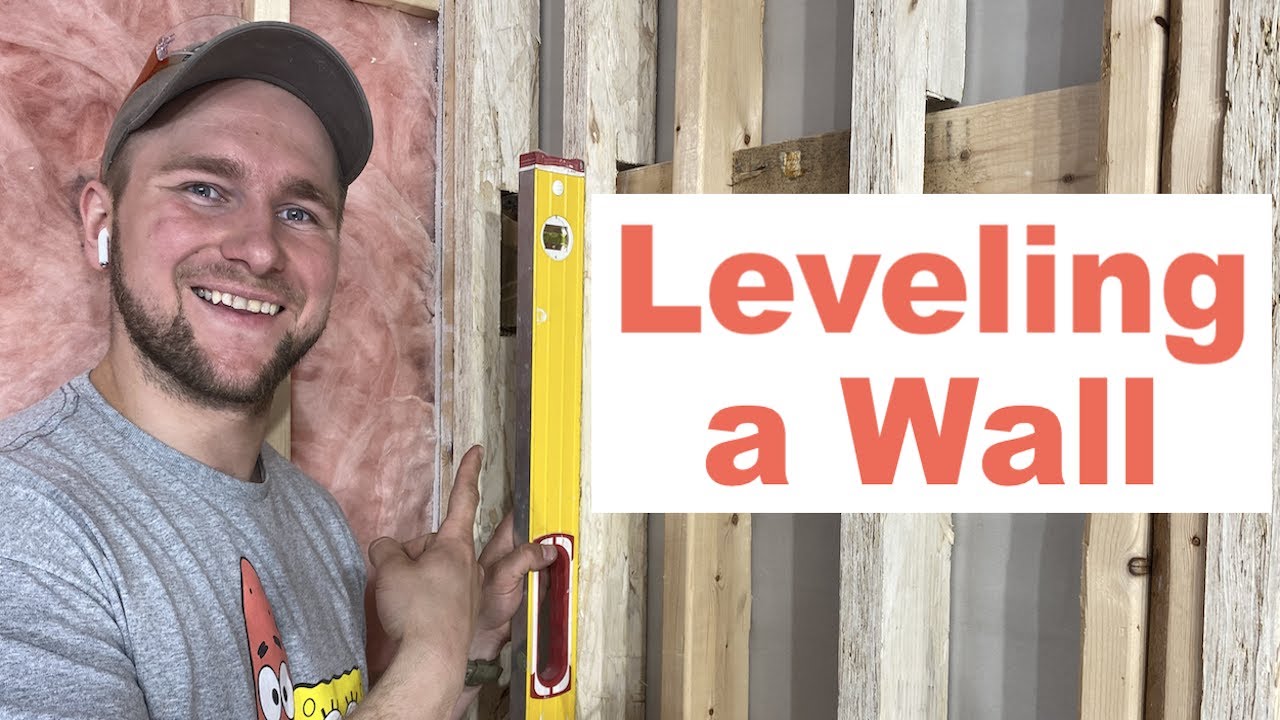 How to fix a bad wall. leveling a wall. making a wall plumb. Bathroom Renovation. DIY