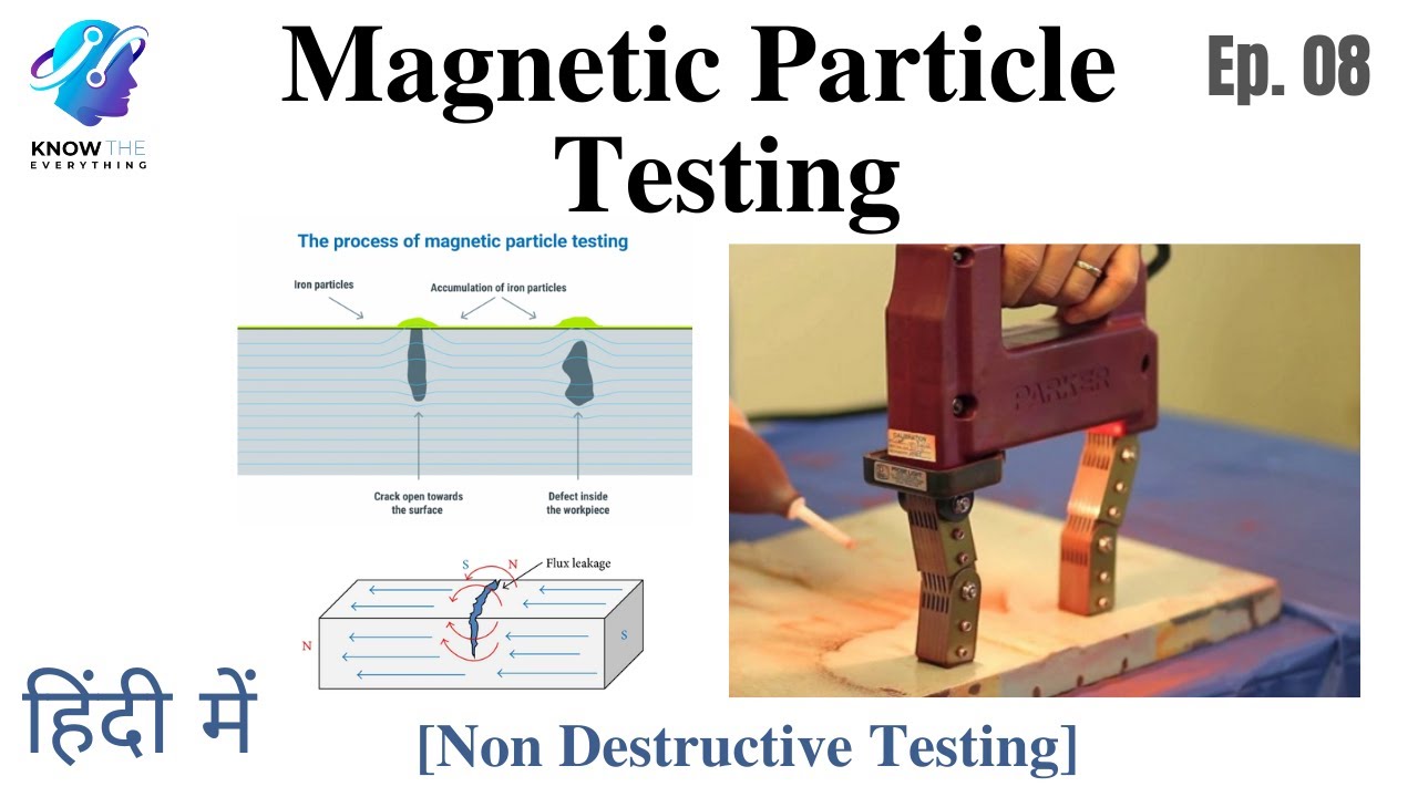 Magnetic Particle Testing In Hindi | magnetic particle non destructive testing | NDT #engineering
