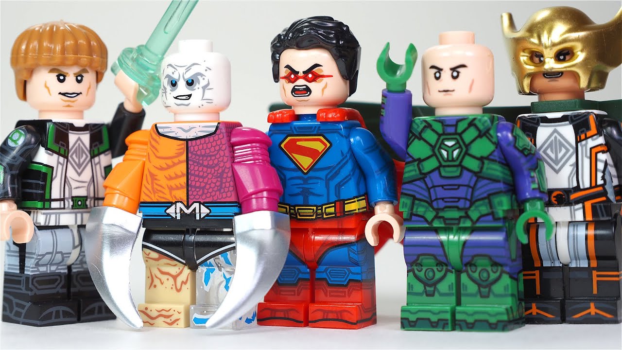 LEGO Superman (2025) | Metamorpho | Green Lantern | Ultraman | Lex Luthor Unofficial Lego Minifigure
