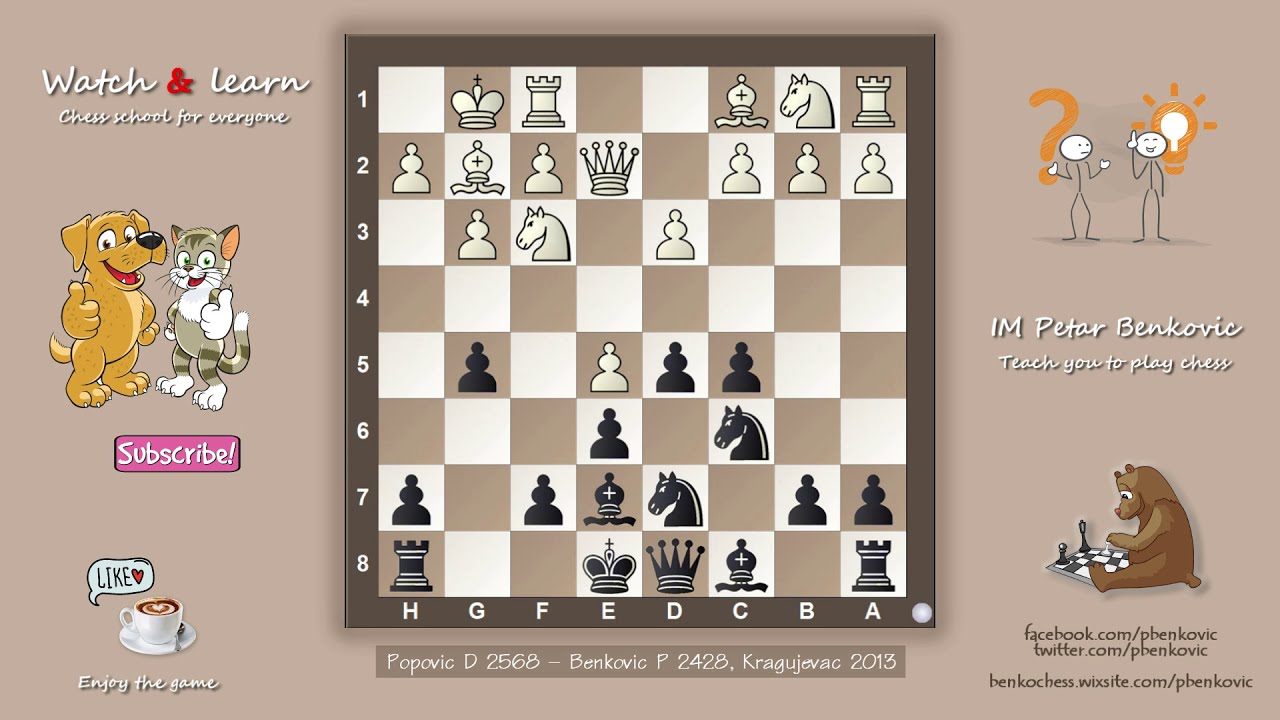 Popovic Dusan vs Benkovic Petar, Kragujevac 2013 | The King's Indian Attack