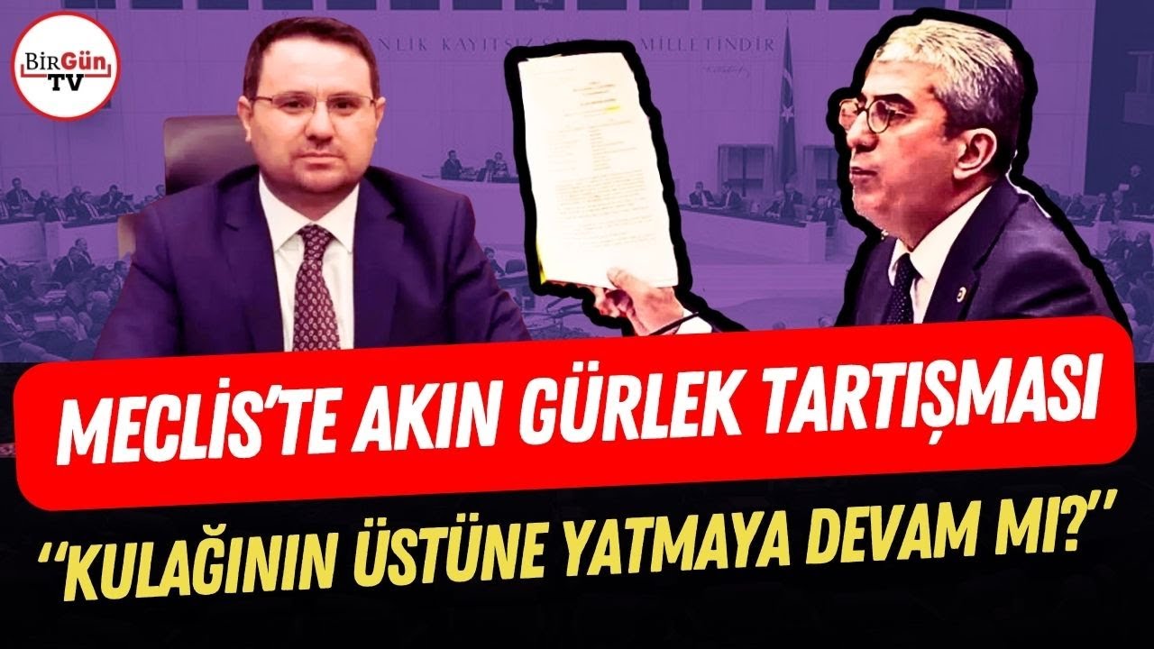 Akın Gürlek belgeleri Meclis'te! CHP'li Günaydın o belgelerle AKP sıralarından hesap sordu...