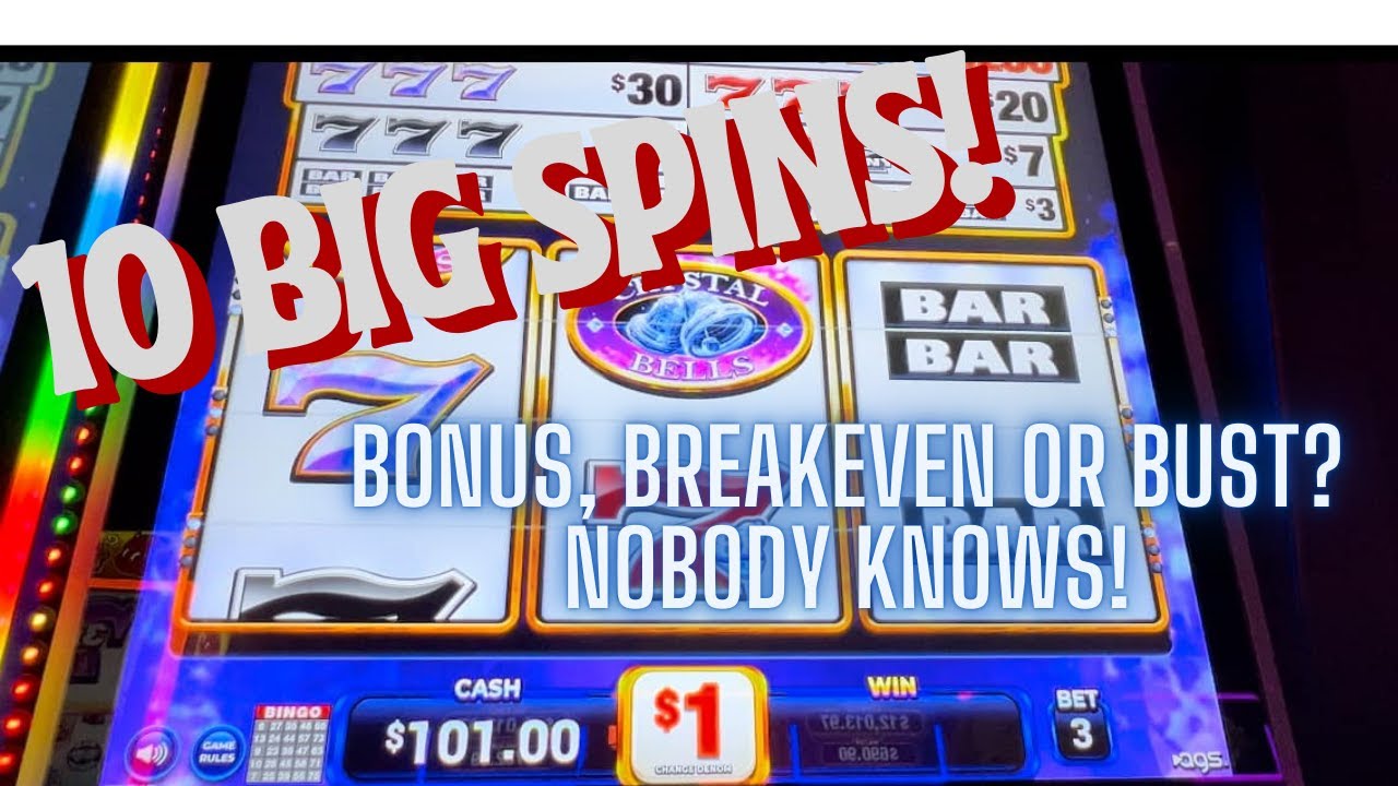 10 Big Spins on Crystal Bells 8xs