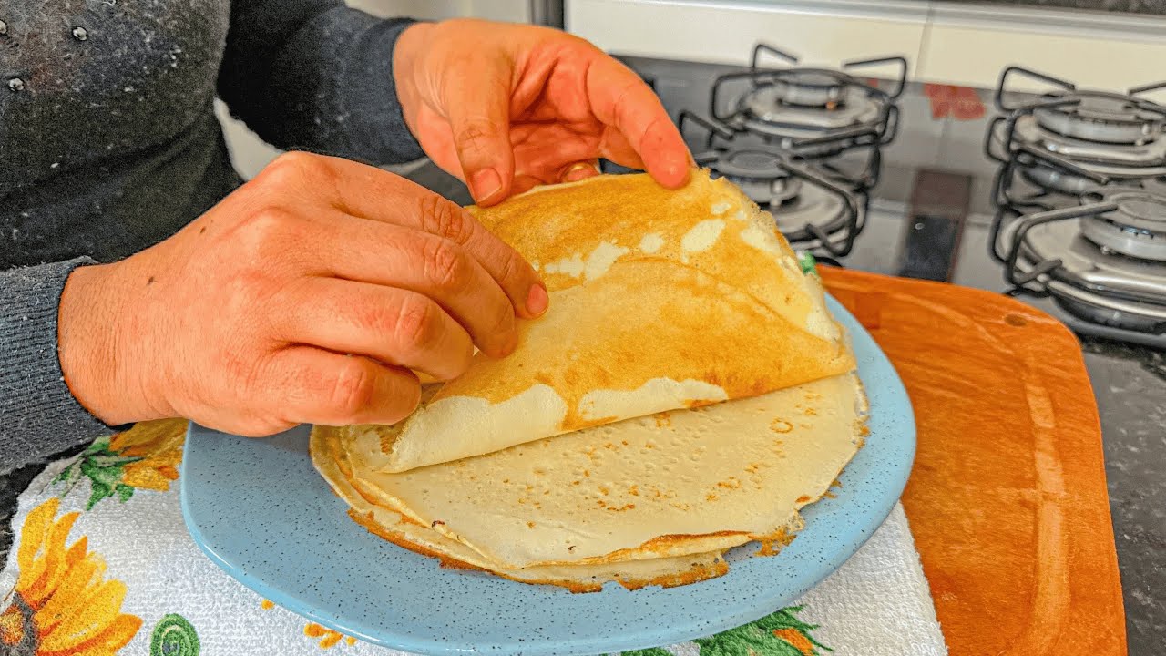 COMO FAZER MASSA DE PANQUECAS!