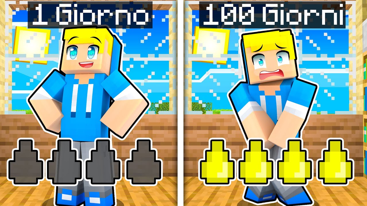 Sopravvivo 100 GIORNI Senza FARE PIPÌ! - Minecraft Villa FRZ