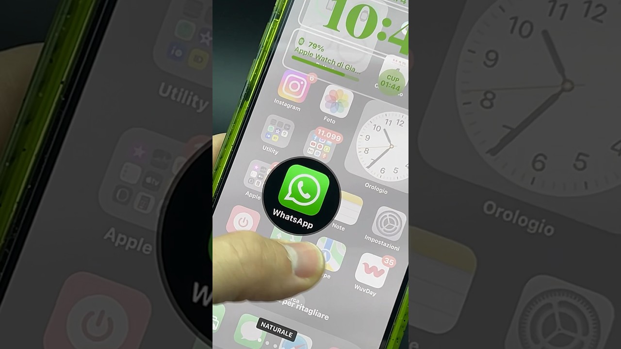 TRUCCO SFONDO APPLICAZIONE IPHONE!