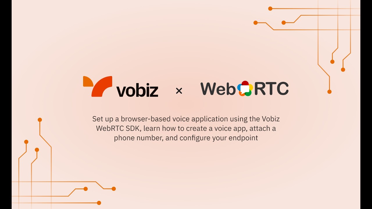 Vobiz & WebRTC Integration: Build Low-Latency Browser Voice Apps