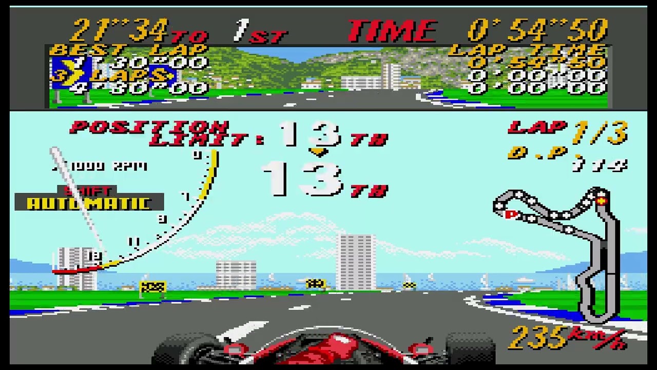 Retrobat Driving Advent Show 2025 (SEGE MEGA DRIVE MONACO GP 2)