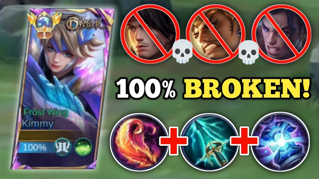 KIMMY 100% BROKEN BUILD VS. 2 MARKSMAN (new season!👍) KIMMY BEST BUILD -MLBB
