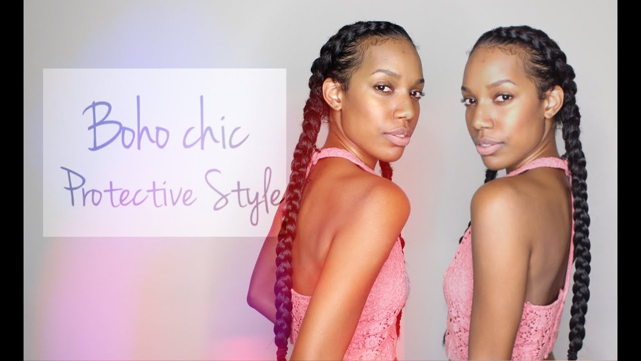 Boho Chic Protective Style ft. Creme of Nature Products​​​ | simplybiancaalexa​​​