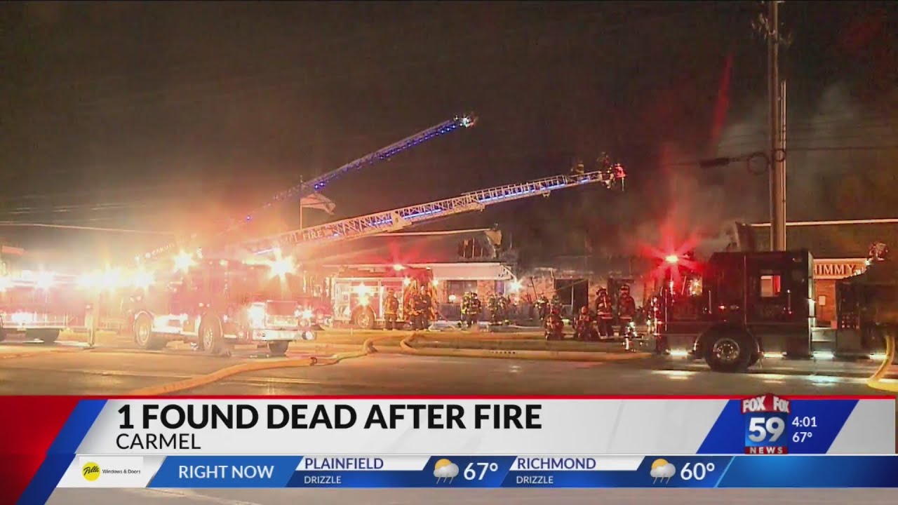 Multiple units respond to deadly fire at Carmel strip mall