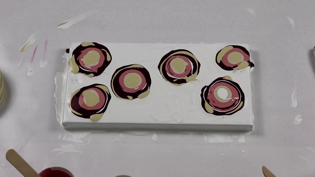(398) Purple Balloon Dip Technique with Acrylic Pour!!