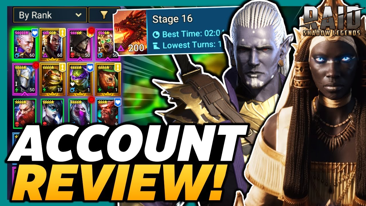 Dragon Lair Cleared - Day 18 Account Review! [Raid Shadow Legends]