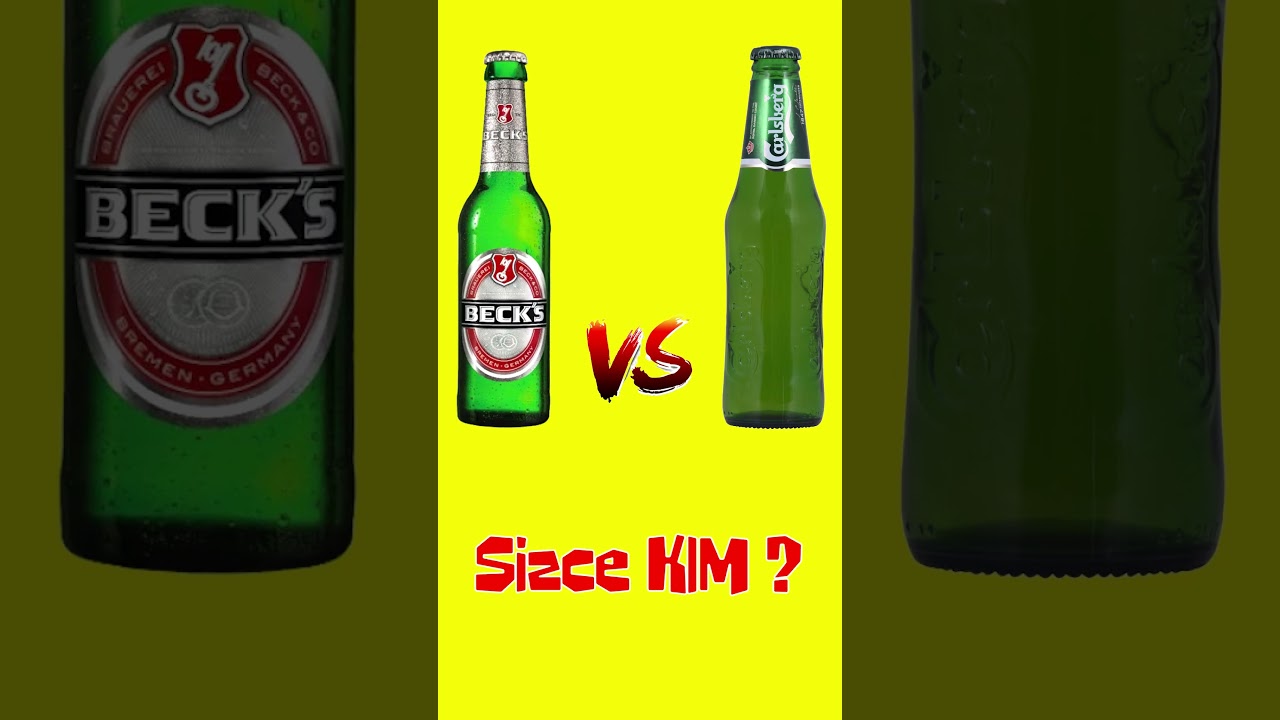 BECKS vs CARLSBERG 🍻  Sizce kim? | #beer #bira #biratesti  #keyfimkeyf