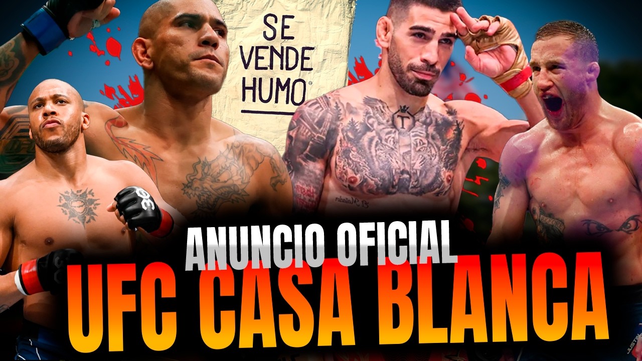 TOPURIA VUELVE Y PEREIRA POR EL TRIPLE CINTURÓN (interino) | UFC CASA BLANCA ANUNCIADA