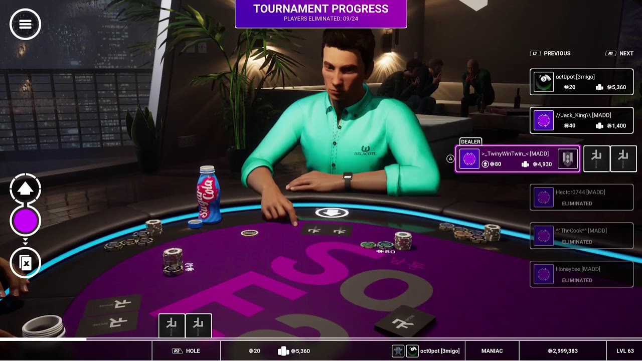 Poker club ps5 pcc tour