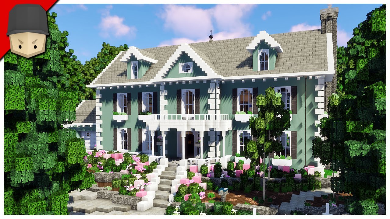 Minecraft House Design: Georgian House