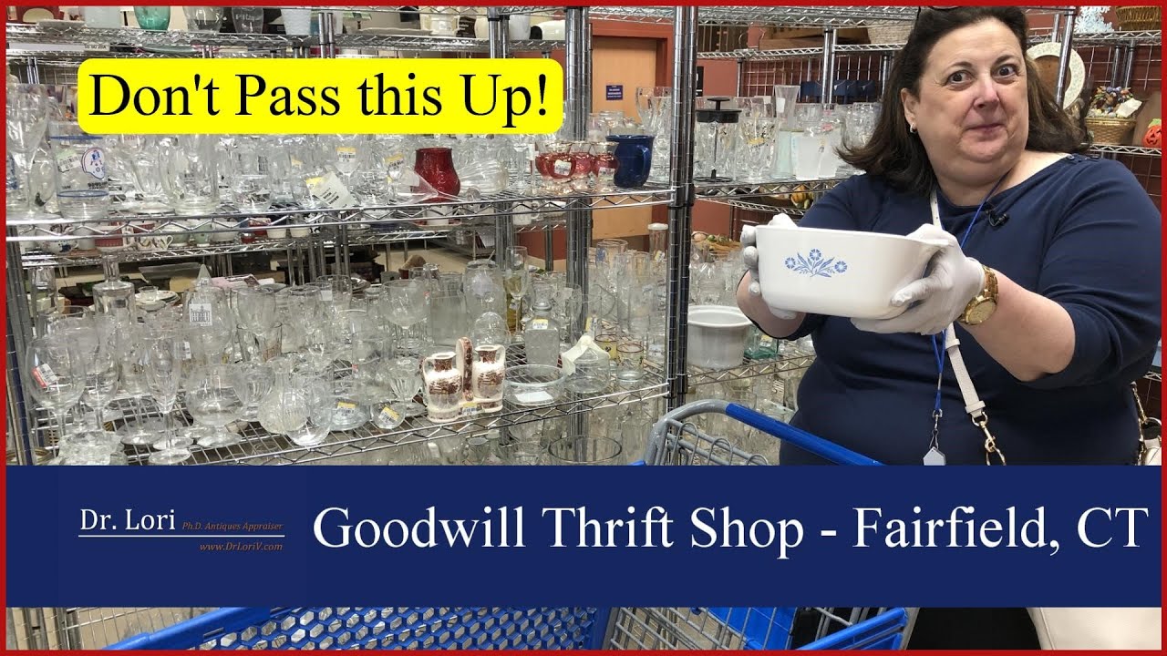 Don't Pass this Up! Corningware, Tons of Crystal, Milk Bottles, more - Thrift with Me Dr. Lori