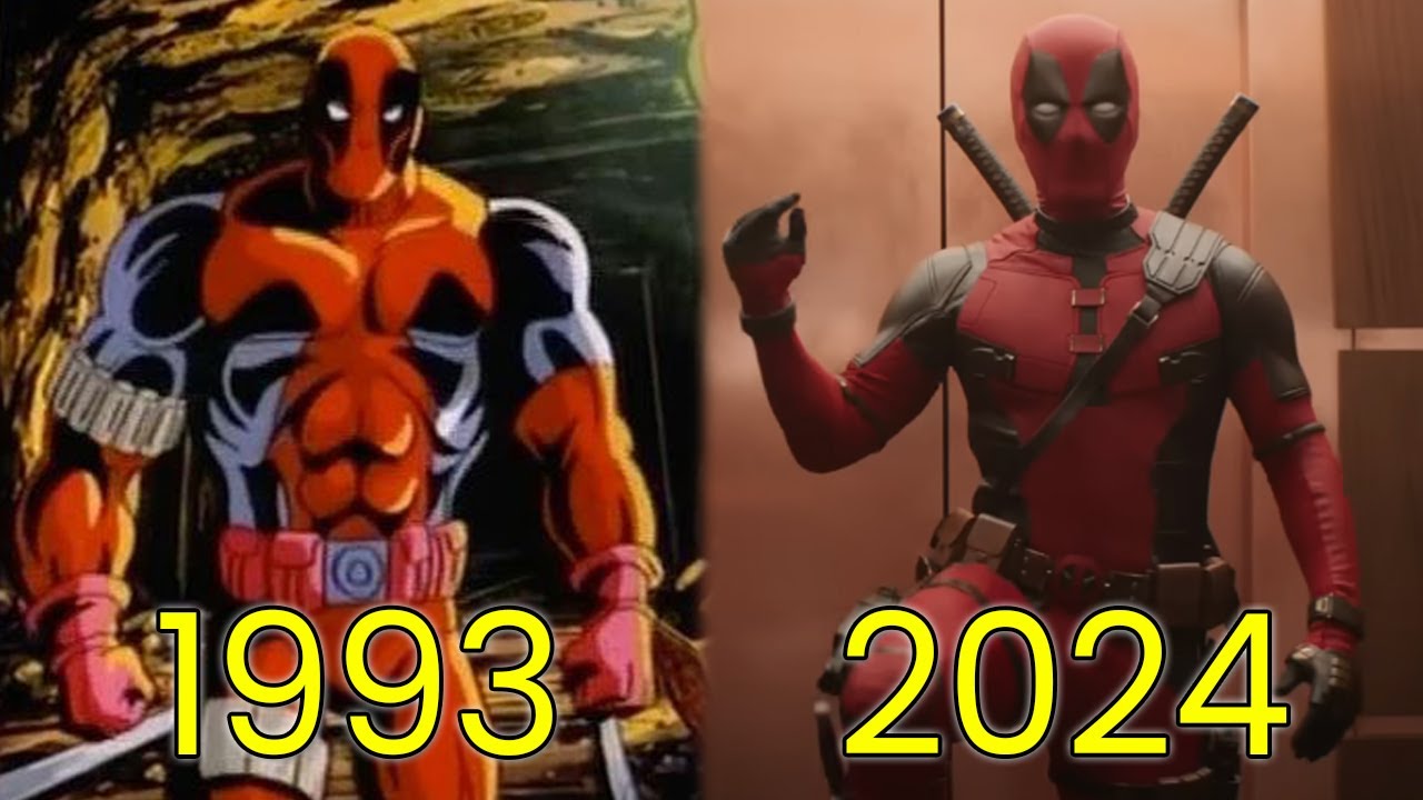 Evolution of Deadpool in Movies & TV (1993-2024)