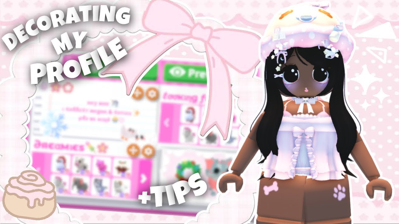I Transformed My Adopt Me Profile 😳💗 (Decorating + Tips) | ChristinaMichellePlayz