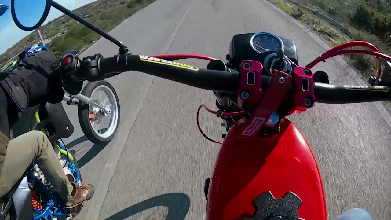 m83 am6(86cc) vs gilera am6 (86cc) vs m83 k6 | suzuki dr 125cc
