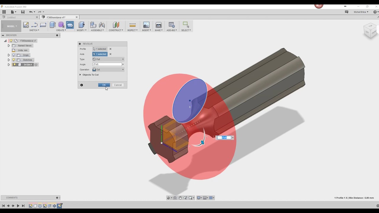 Webinář - Autodesk Fusion 360 - modelování, výkresy (2/6 - 6.1.2017)