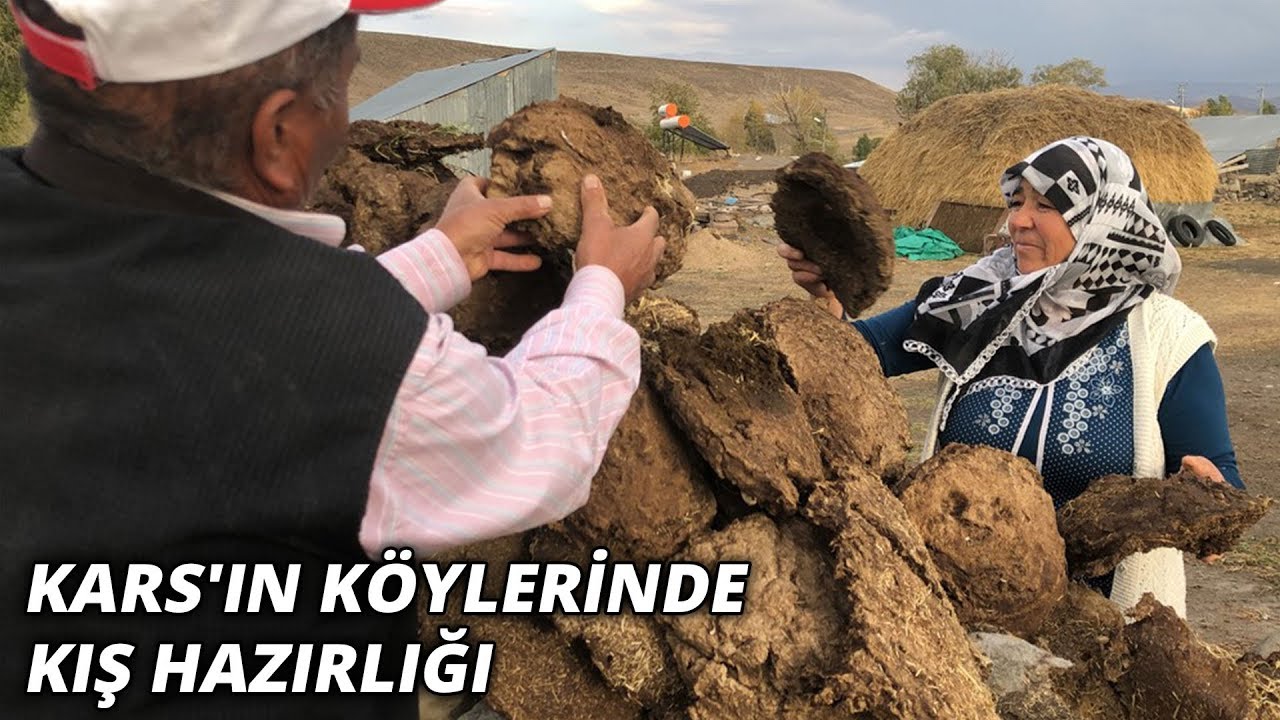 Kars'ın köylerinde kış hazırlığı