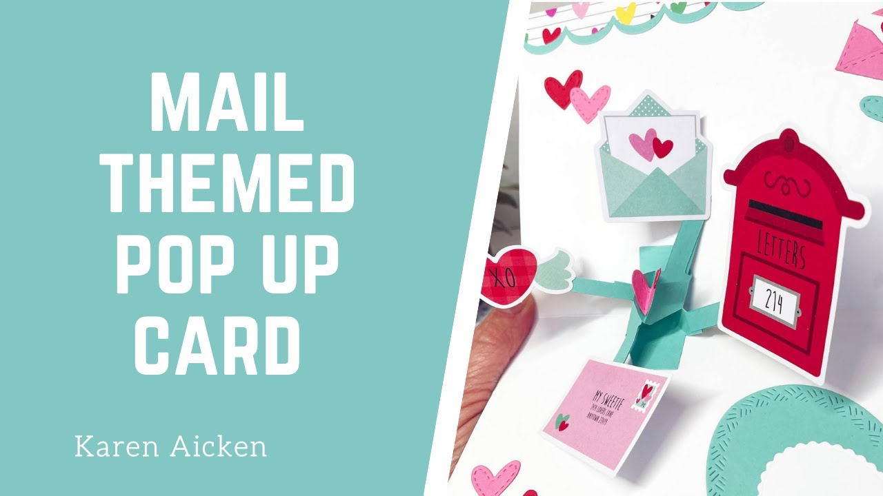 Mail Themed Pop Up Card