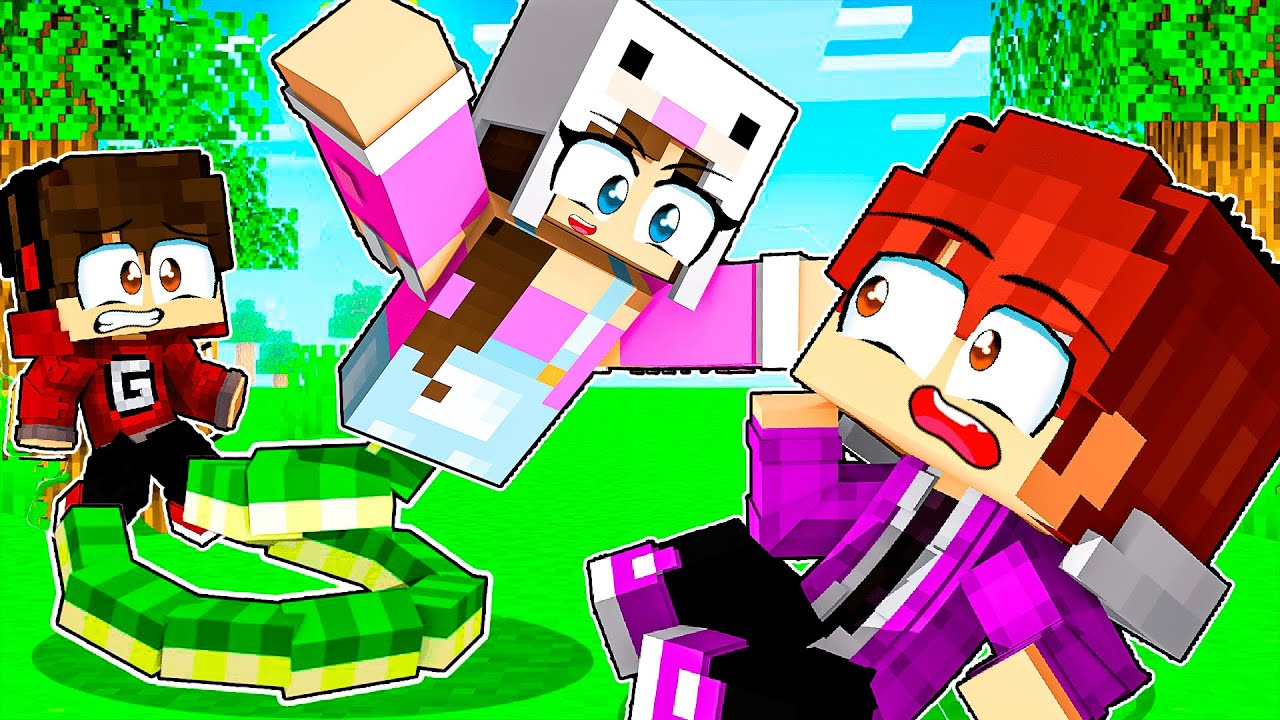 S4ULO tem uma BABÁ COBRA no Minecraft