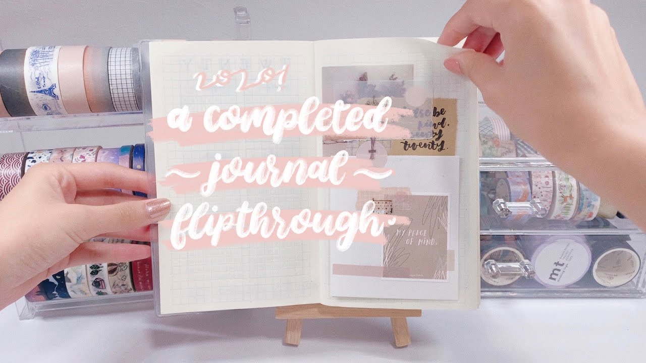 a completed journal flipthrough 💕