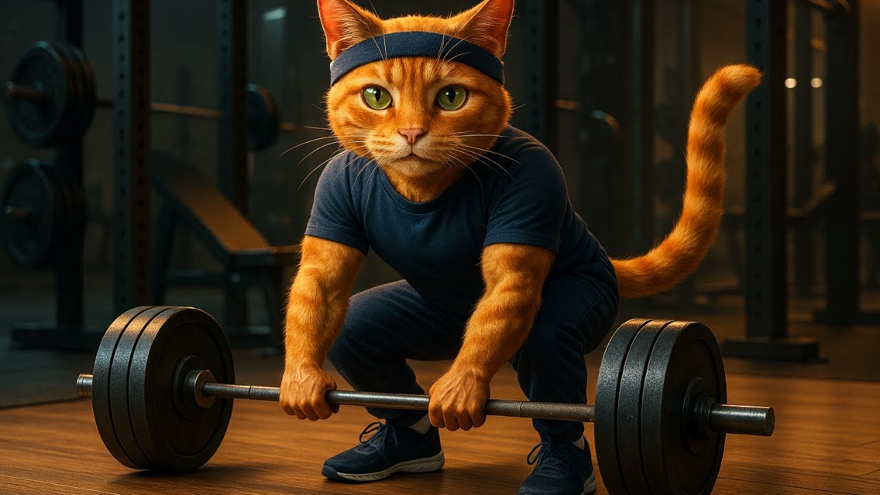 Watch Tabby Train Like a True Athlete”