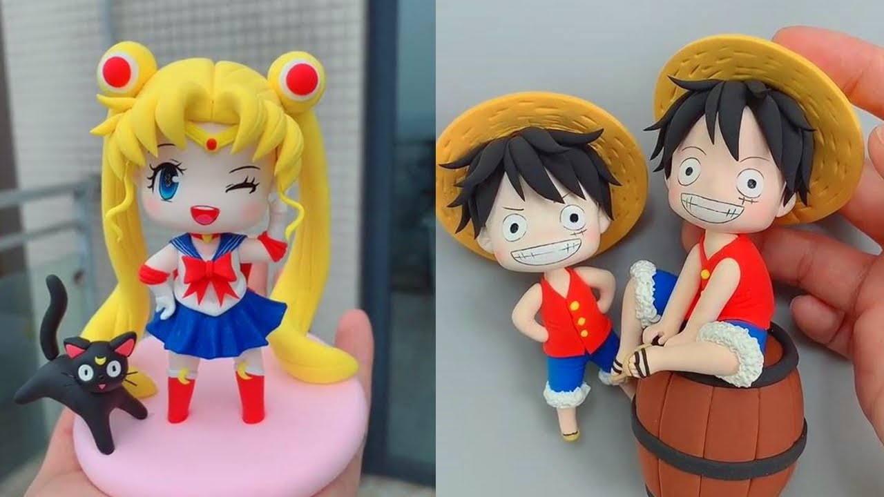 How to make Anime Figures | Clay DIY | Sailor Moon | Detective Conan | One Piece