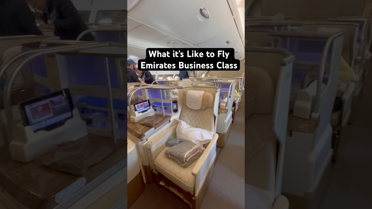 Каково это &mdash; летать бизнес-классом Emirates #businessclass #emiratesairlines #emiratesairline