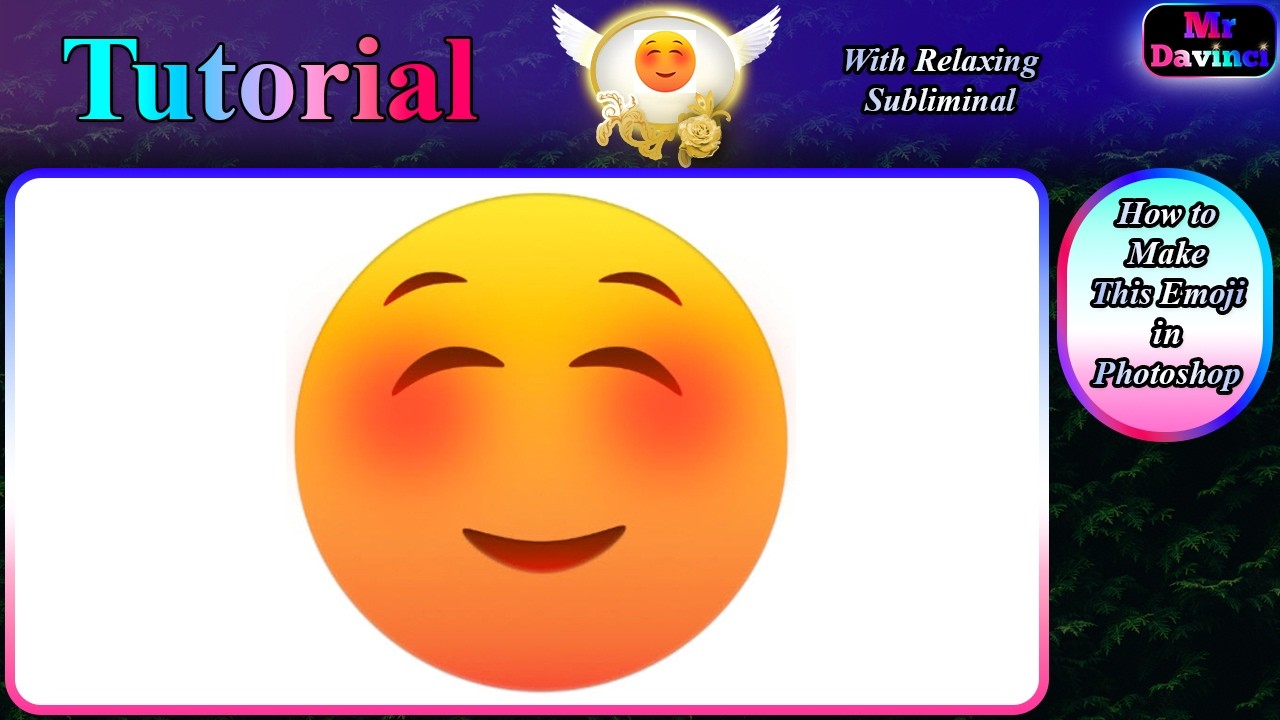 How to Create a Cute 3D Blush Emoji in Photoshop – Step by Step