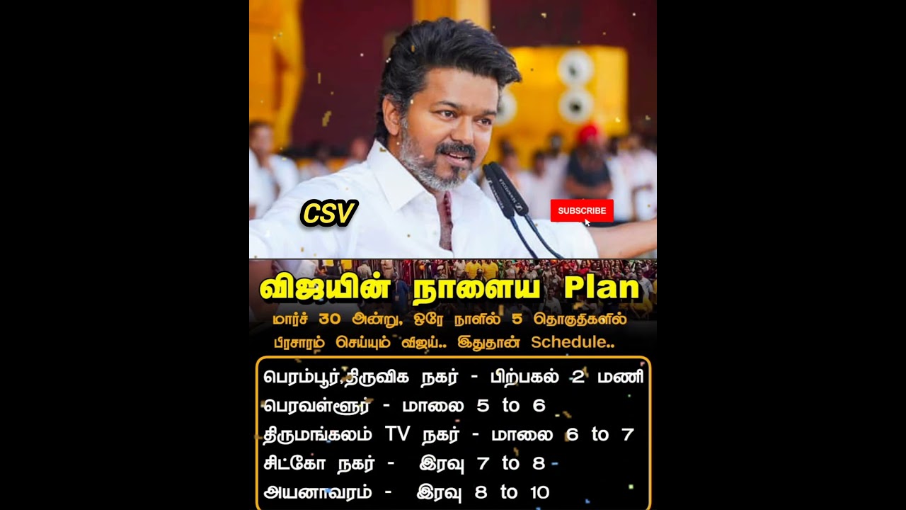 tvk vijay tomorrow plan explained #tvk #vijay
