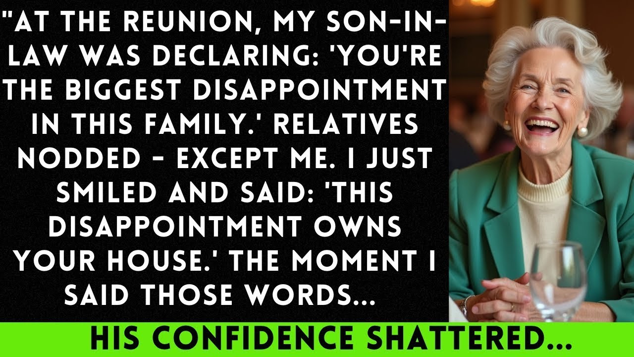 At the Reunion, My SIL Declared: 