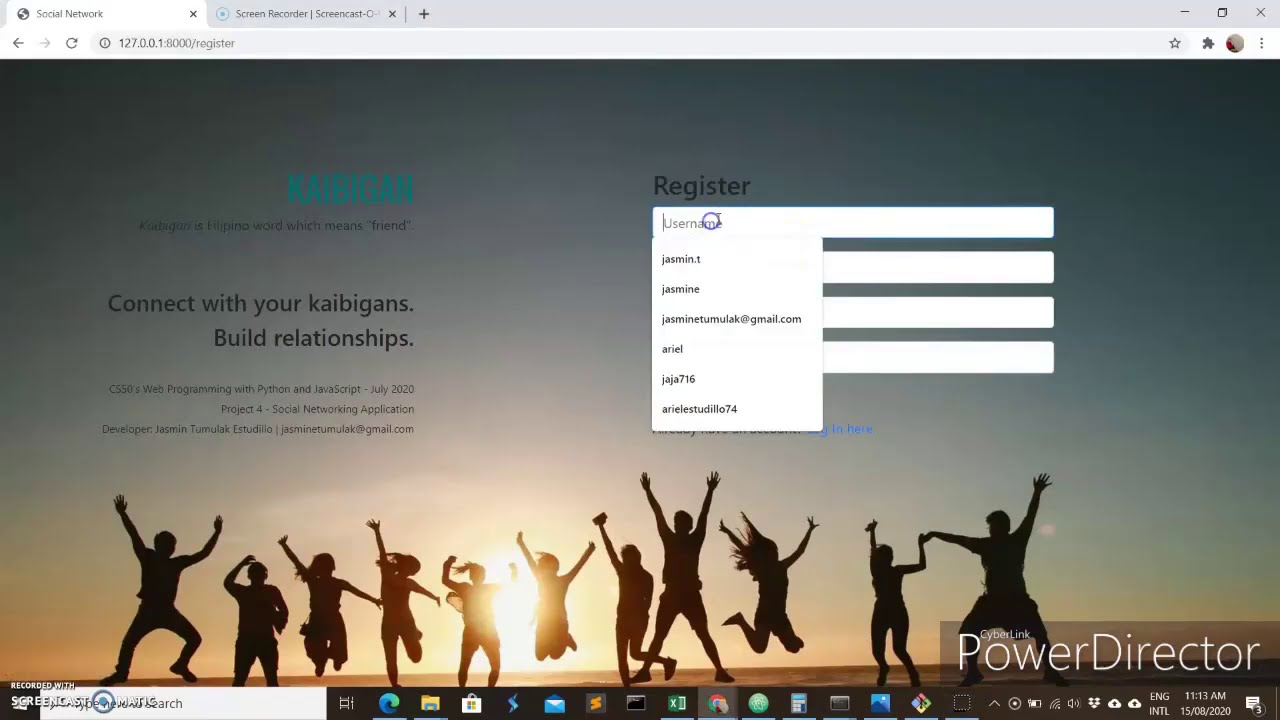 Harvard's CS50 Web Programming with Python and JavaScript Project (Social Networking Application)