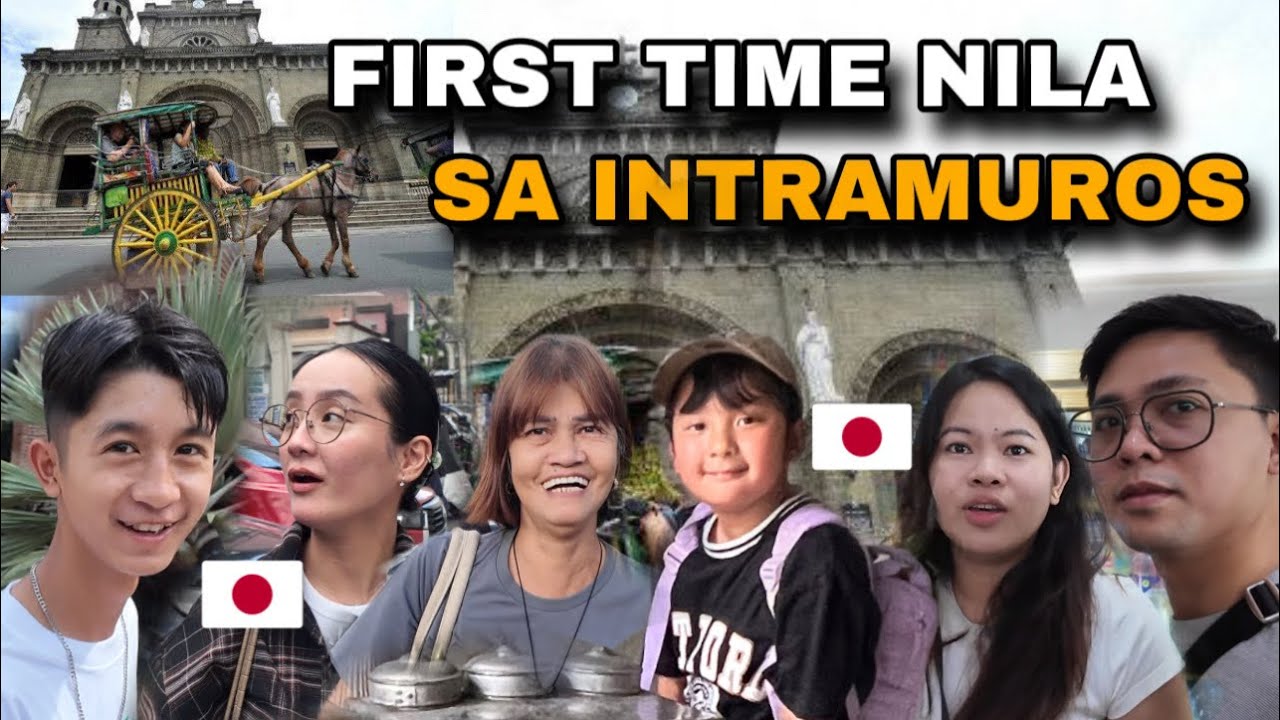 FIRST TIME AT REAKSIYON NILA SA INTRAMUROS | Sumakay ng Kalesa | Bakasyon sa Pinas