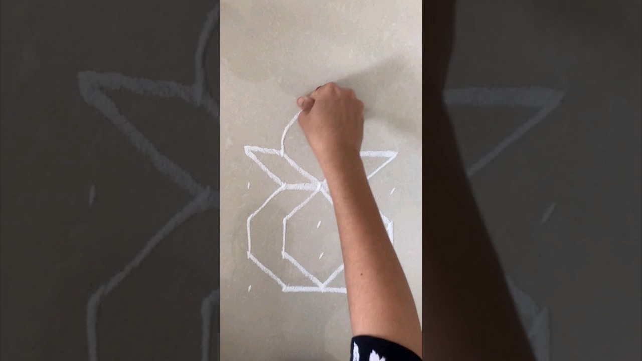 Kalash Rangoli designs | Guruvar special kalash rangoli | Kalasam muggulu #shorts #rangoli