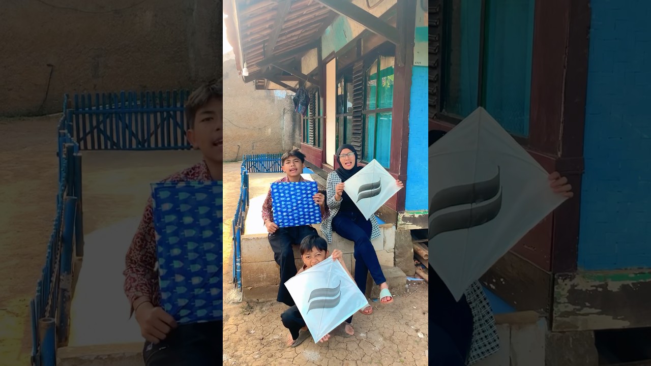 tipe tipe main layangan #diy #kreatif #viral #art #craft