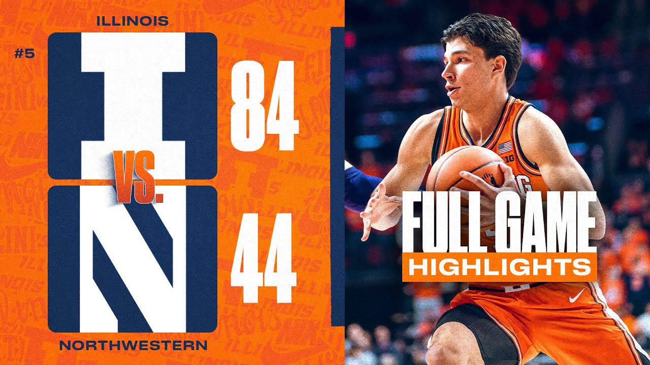 #5 Illinois vs. Northwestern | Full Game Highlights 2/4/26