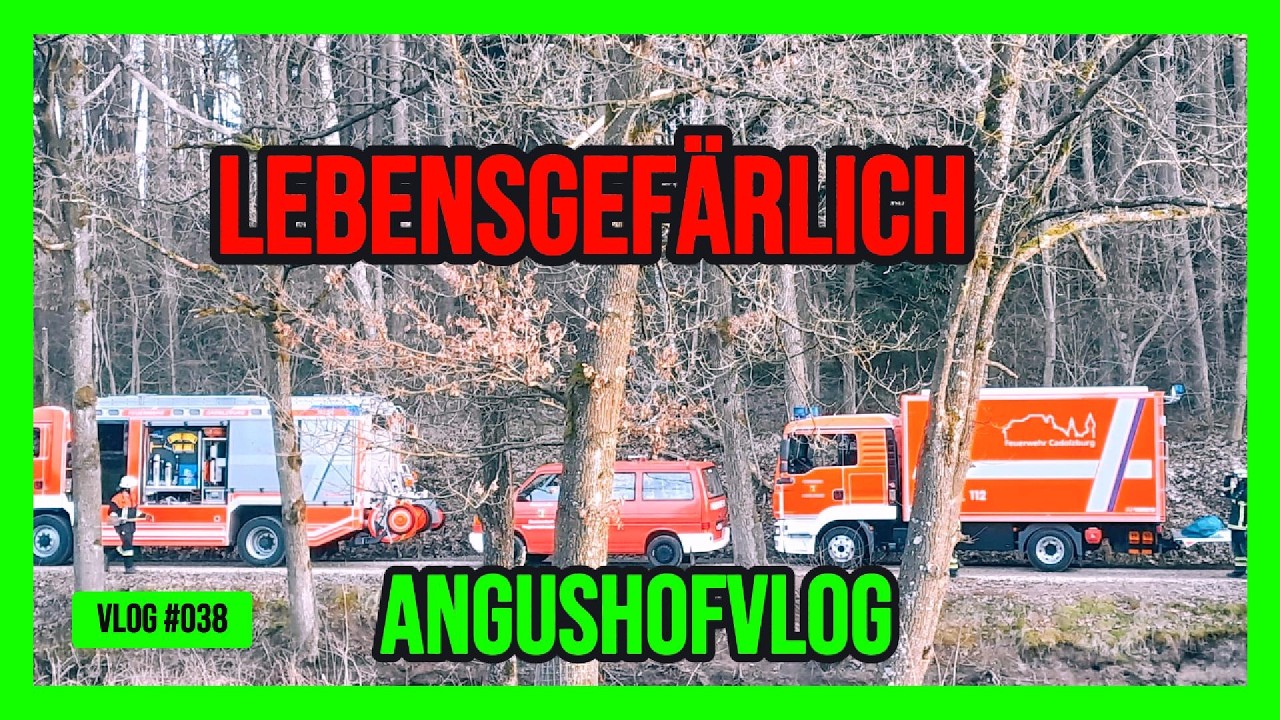 AngushofVlog #038: Lebensgefahr in der Landwirtschaft. Biber zerstört Wirtschaftsweg.