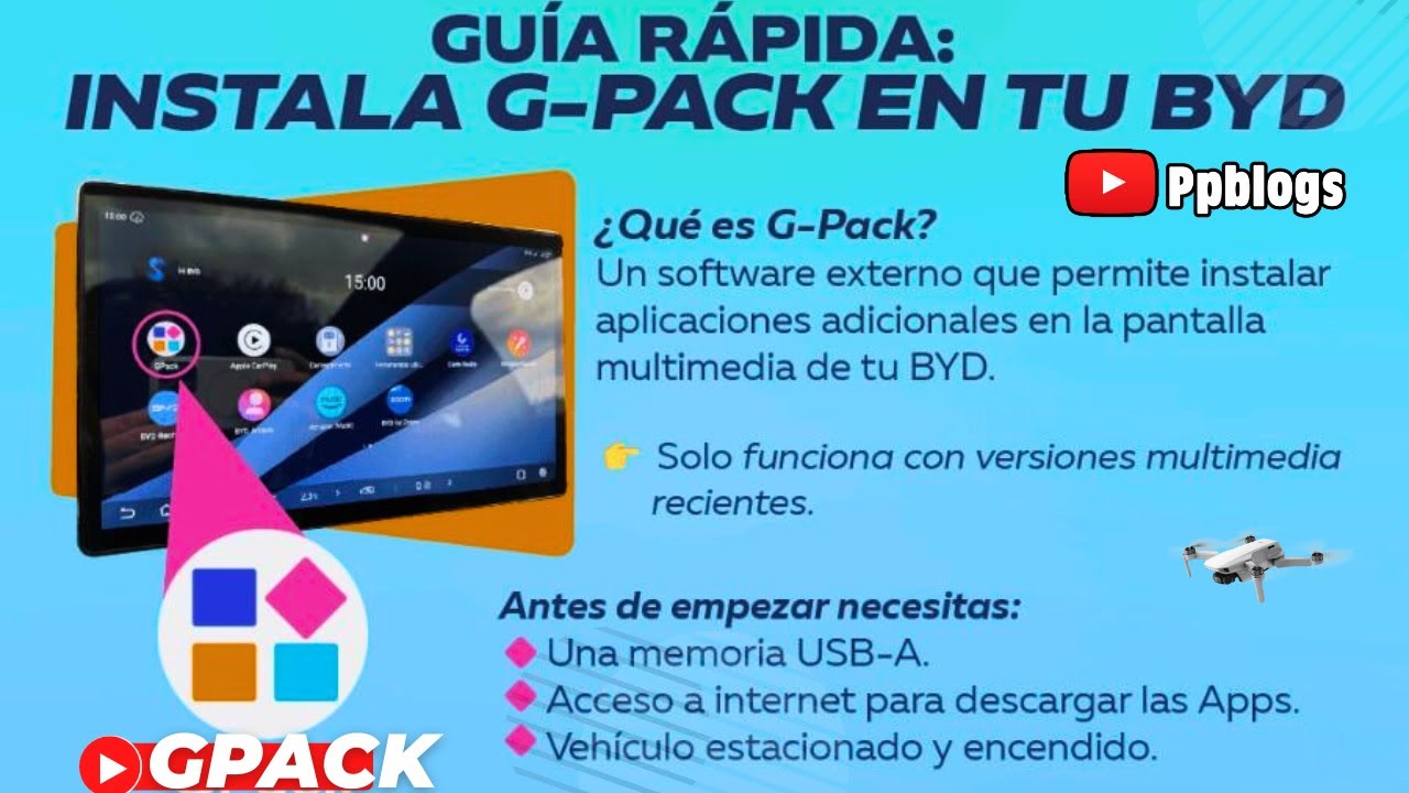 😱 ¡Tu pantalla BYD puede hacer mucho más! Instala apps ocultas con G-Pack