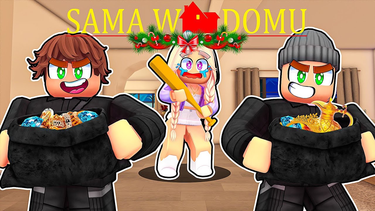 PIĘCIORACZKA SAMA W DOMU 🏠 na BERRY AVENUE w ROBLOX!