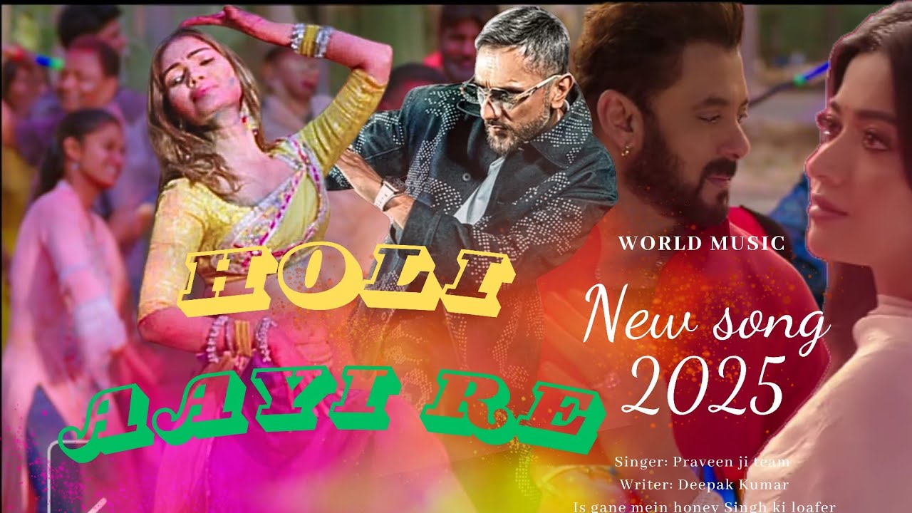 Holi aayi re | Salman Khan, Rashmika mandhana | Sikandar film new Holi song | Holi special
